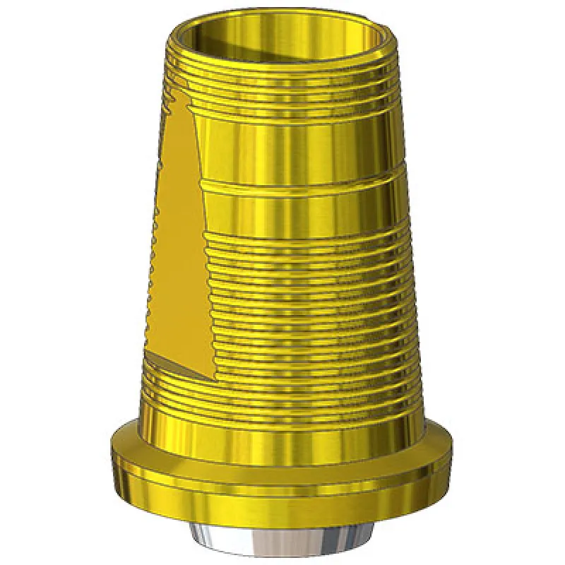 Титановое основание TiN Белл Гео (Bell Geo) G/H=1 H=5.5, совместимое с NobelReplace RP, мост. констр.