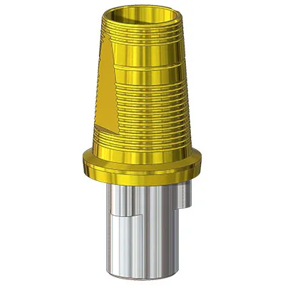 Титановое основание TiN Белл Гео (Bell Geo) G/H=1 H=5.5, совместимое с NobelReplace RP, один. констр.
