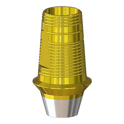 Титановое основание TiN Белл Гео (Bell Geo) G/H=1.3 H=4.55, совместимое с Straumann Bone Level NC, мост. констр.
