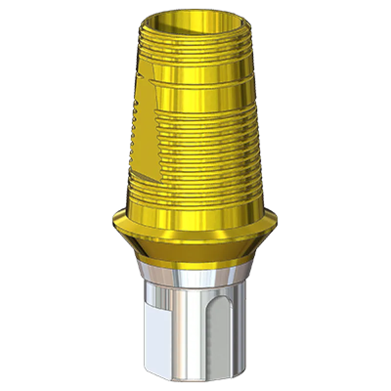 Титановое основание TiN Белл Гео (Bell Geo) G/H=1.3 H=4.55, совместимое с Straumann Bone Level NC, один. констр.