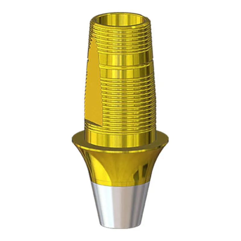 Титановое основание TiN Белл Гео (Bell Geo) G/H=2 H=6, совместимое с Lenmiriot A/CC, NobelActive / Conical NP, мост. констр.