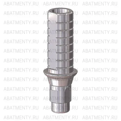 Временный абатмент D=4.4 G/H=1, совместимый с Straumann Bone Level RC, один. констр.