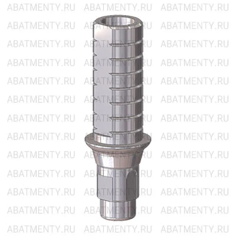 Временный абатмент D=4.4 G/H=1, совместимый с Straumann Bone Level RC, один. констр.