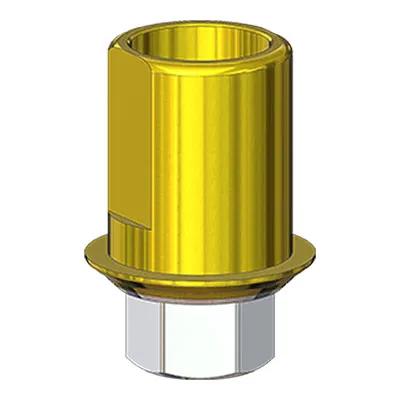 Титановое основание TiN Халф (Half) G/H=1.1 H=4, совместимое с Lenmiriot A/CC, NobelActive / Conical NP, один. констр.