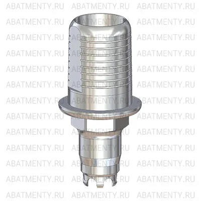 Титановое основание Флэт (Flat) G/H=0.5 H=4.5, совместимое с Biomet 3i Certain 4.1, один. констр.