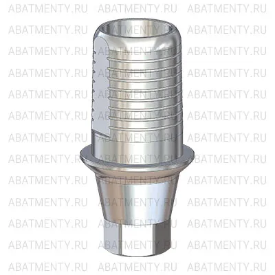 Титановое основание Флэт (Flat) G/H=1 H=4.5, совместимое с Astra Tech OsseoSpeed TX 3.5/4.0, один. констр.