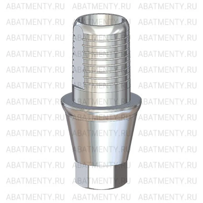 Титановое основание Флэт (Flat) G/H=1 H=4.5, совместимое с Astra Tech OsseoSpeed TX 4.5/5.0, один. констр.