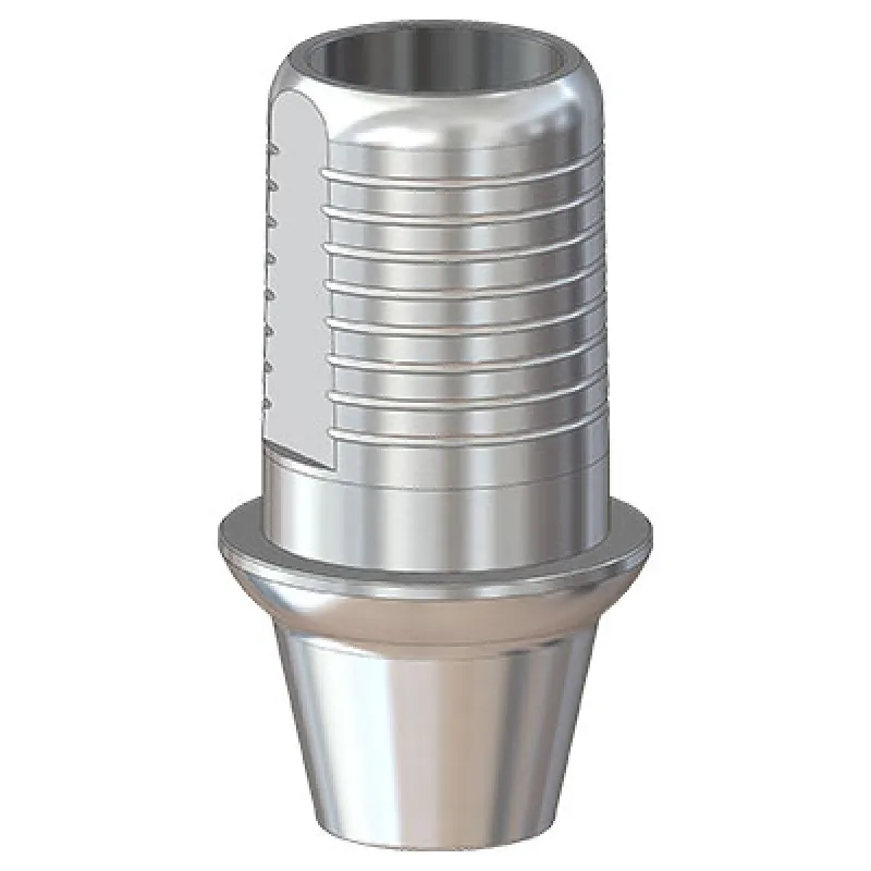 Титановое основание Флэт (Flat) G/H=1 H=4.5, совместимое с Lenmiriot A/CC, NobelActive / Conical NP, мост. констр.