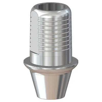 Титановое основание Флэт (Flat) G/H=1 H=4.5, совместимое с Straumann Bone Level RC, мост. констр.