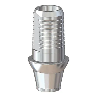 Титановое основание Флэт (Flat) G/H=1.5 H=4.5, совместимое с Alpha-Bio Conical Narrow, мост. констр.