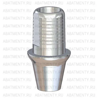 Титановое основание Флэт (Flat) G/H=1.5 H=4.5, совместимое с Lenmiriot R, Osstem Regular, мост. констр.