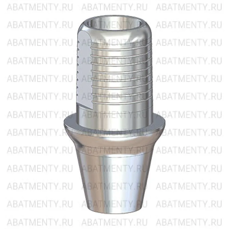 Титановое основание Флэт (Flat) G/H=1.5 H=4.5, совместимое с Lenmiriot R, Osstem Regular, мост. констр.