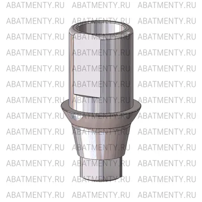 Титановое основание Халф (Half) G/H=1.2 H=4, совместимое с Astra Tech OsseoSpeed TX 3.5/4.0, один. констр.