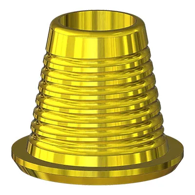 Титановое основание для мультиюнита Lenmiriot Multi-Unit TiN D=4.8 H=4, совместимое с Lenmiriot Multi-Unit, Nobel Multi-Unit под отвертку Ankylos