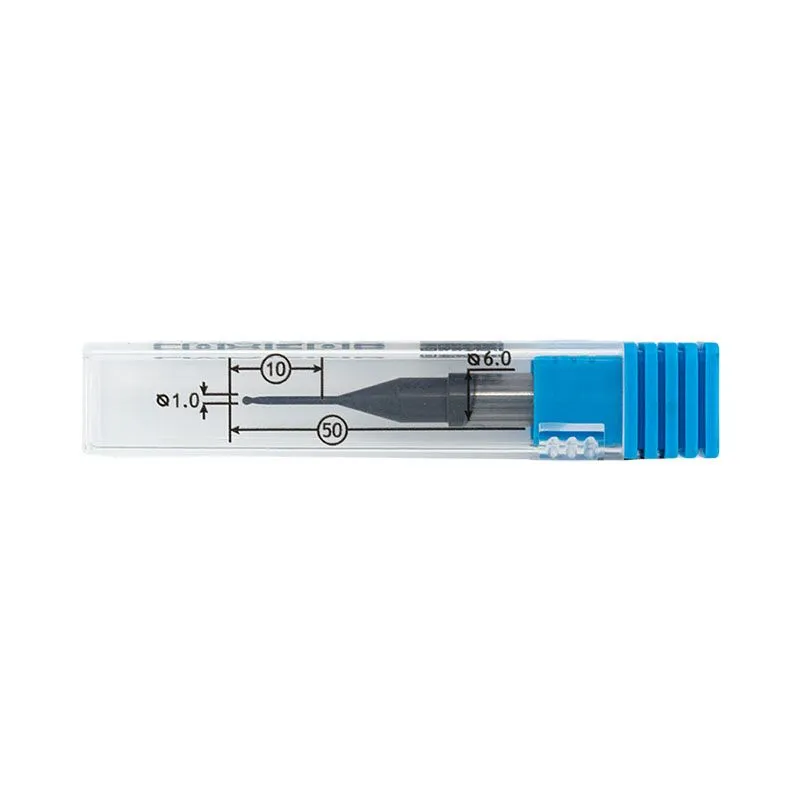 Фреза для CAD/CAM сферическая D1 10L r0.5 d6 L50 CoCr / Ti для станков ARUM 5X-200, 4X-450, 5X-450, 5X-500, 5X-500L