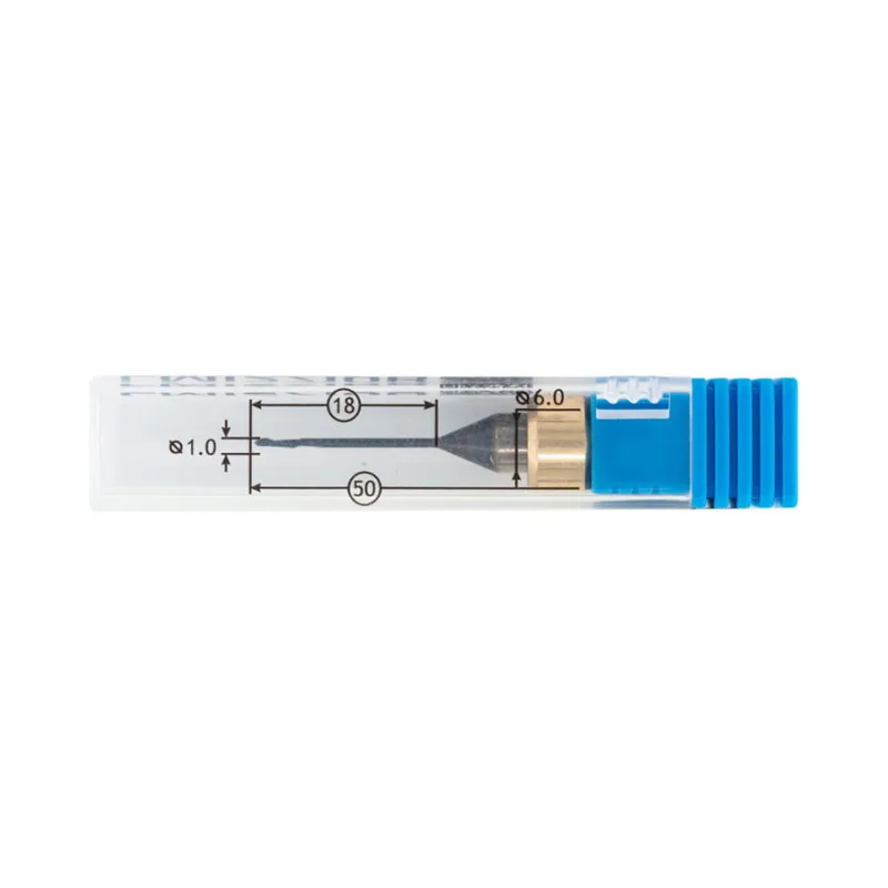 Фреза для CAD/CAM сферическая D1.0 18L r0.5 d6 L50 PMMA для станков imes-icore 350i, 350i PRO, 550i, 650i, 750i