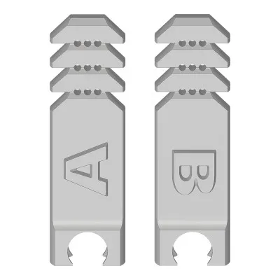 Пластины-коннекторы 6 шт. для интраорального сканмаркера Lenmiriot Multi-Unit: ABх2 шт., CDх2 шт., EFх2 шт.